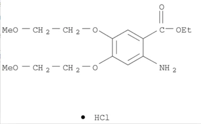 2-amino-4,5-bis (2-metoksüetoksü) bensoehappe etüülestri vesinikkloriid (CAS: 183322-17-0)